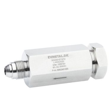 Check valve with ball for hydrogen (901020-67)