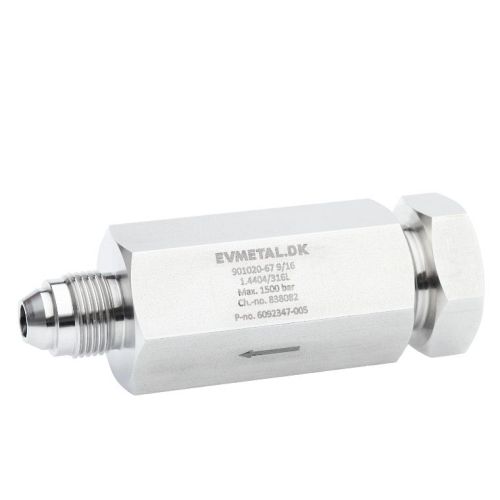 Check valve with ball for hydrogen (901020-67)