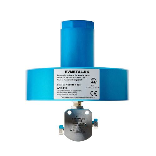 Pneumatic actuated needle valve (NC)